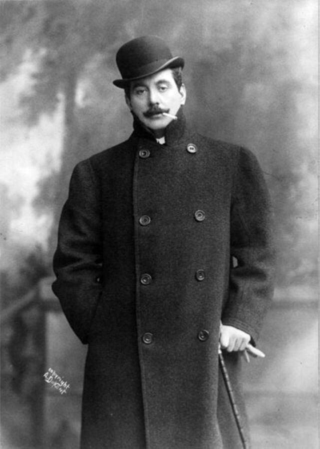 The famous composer, Giacomo Puccini