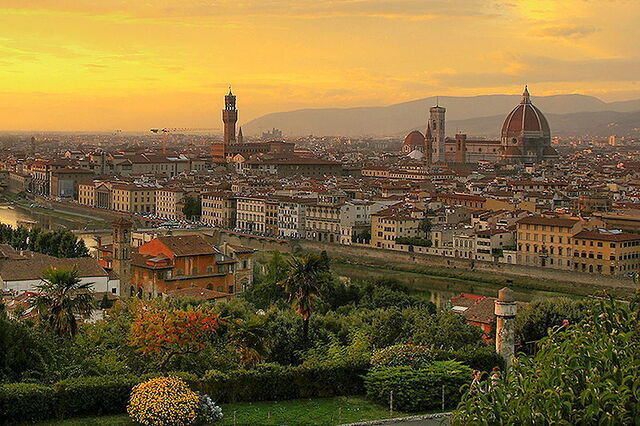 Sunset over Florence