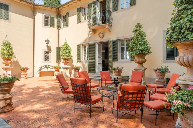 Villa de Ranieri, veranda