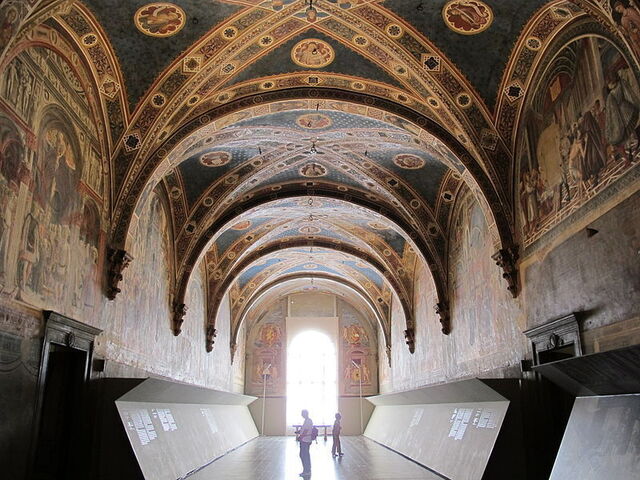 Santa Maria della Scala interior ceiling