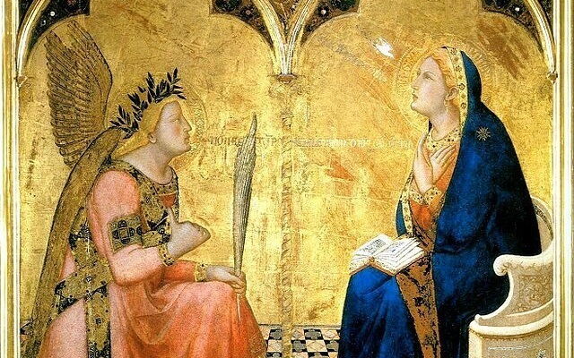 Lorenzetti's Annunciation in Sant Ambrogio