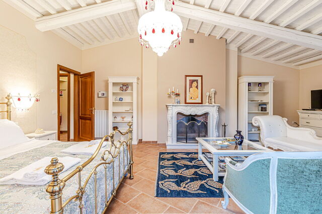 Villa La Cerbaina, bedroom