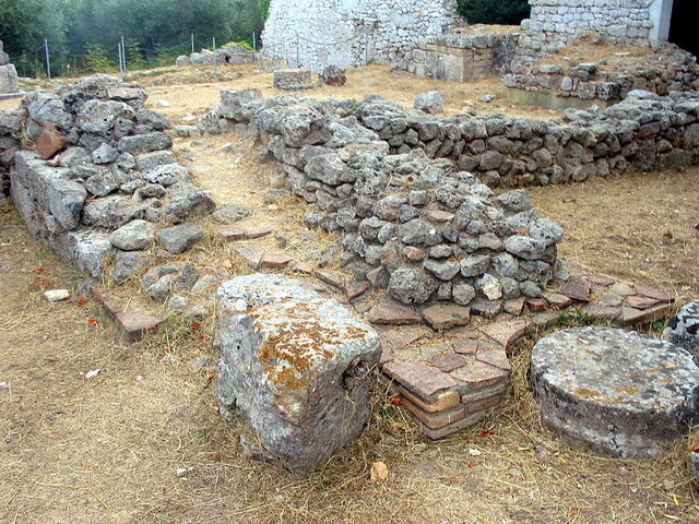 Basilica remains in Cosa