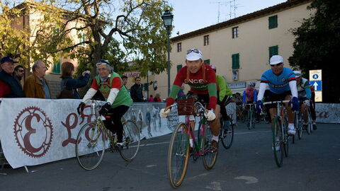 L'Eroica, cyclists
