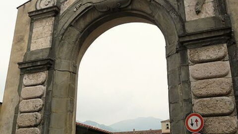 Ancient gate in Pescia Fiorentina