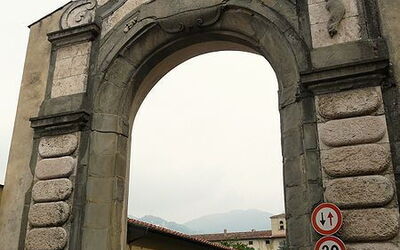 Ancient gate in Pescia Fiorentina