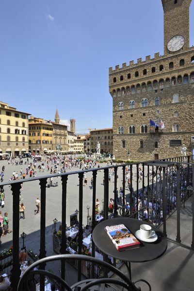 Piazza della Signoria - view from the apartment