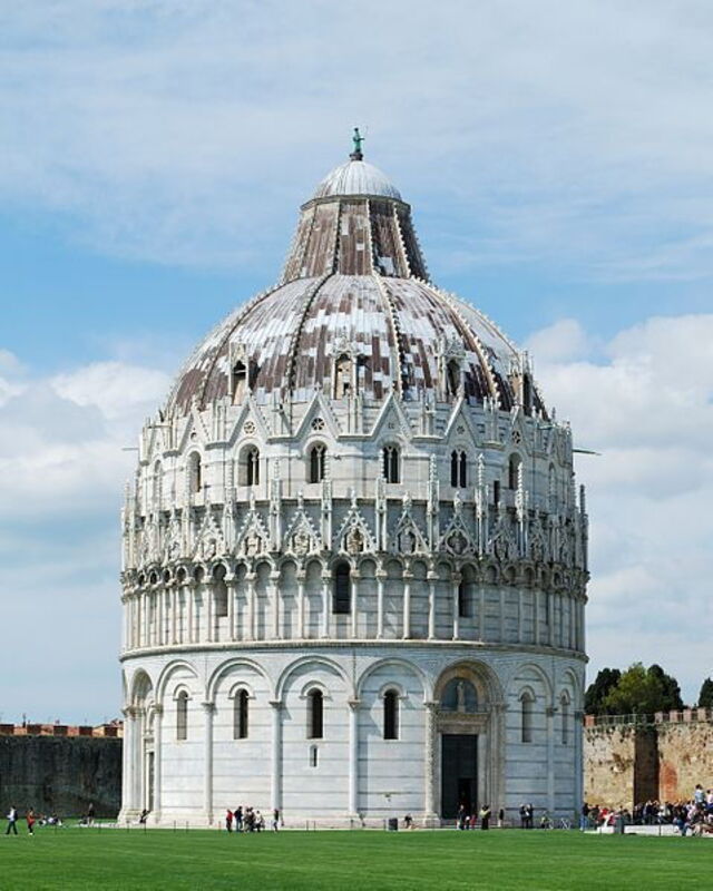 baptistry in pisa