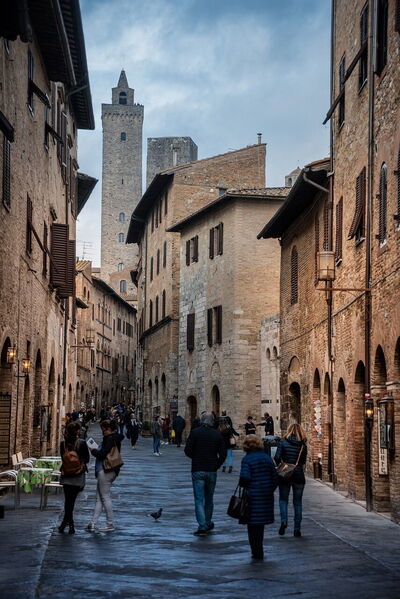 San Gimignano, streets