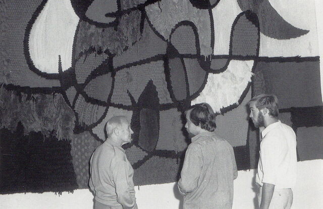 Miró, Delclaux i Royo. First version of the Tarragona tapestry, Aymat Factory, 1970