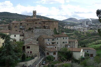 View of the Town of Pomarance