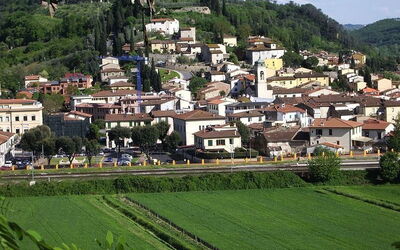 View of Montelupo town