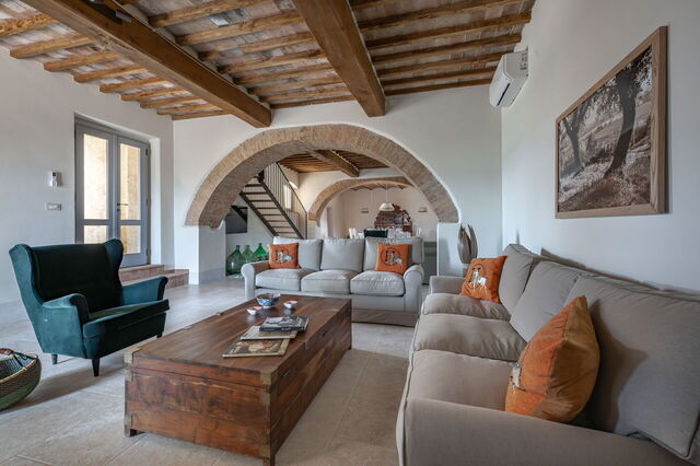 Villa Aiale, living room