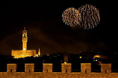 Fireworks in Florence