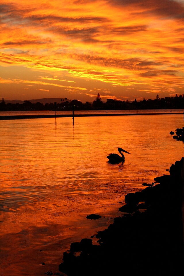 River at Sunset