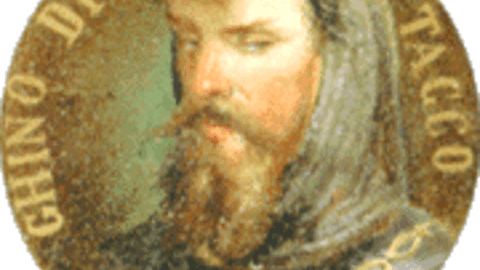 Painting of Ghino di Tacco