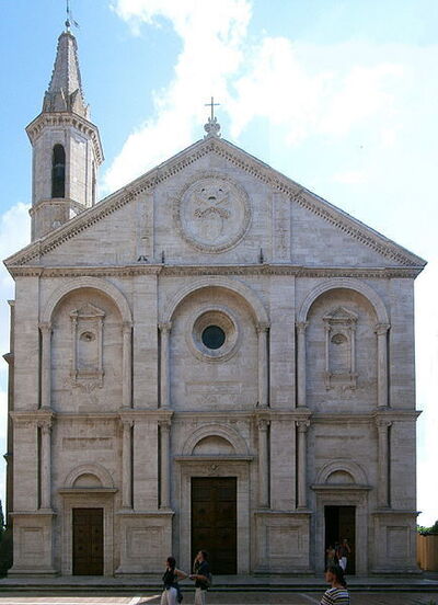 cathedral in pienza
