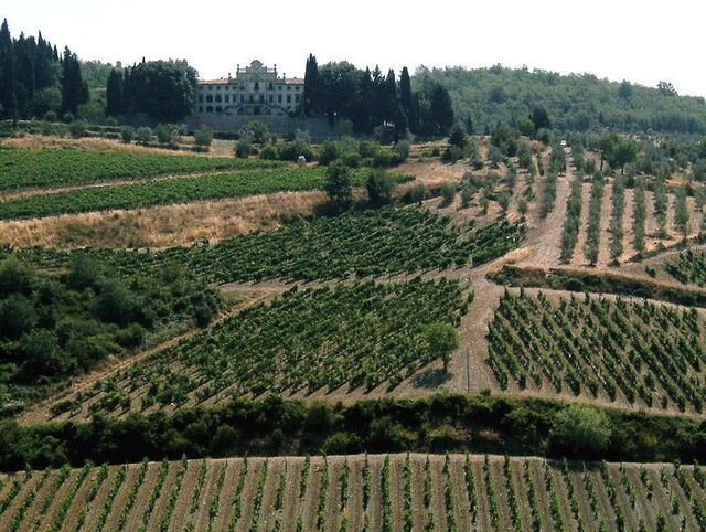 View from Gaiole in Chianti