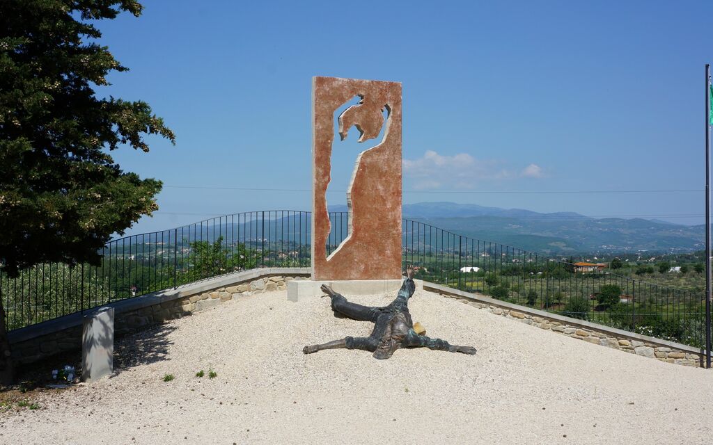 War Memorial at Pieve di San Polo, Tuscany