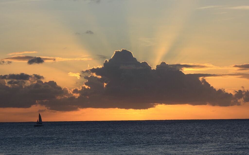 Sunset from Fitts Village, Barbados