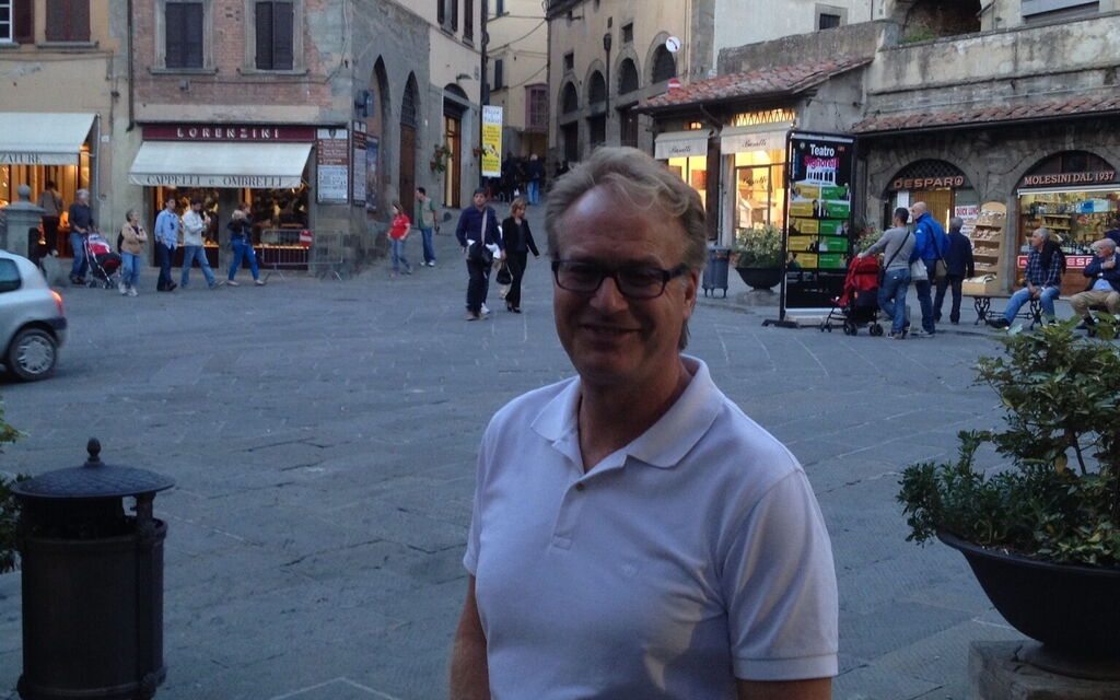 Cortona main square near our rental