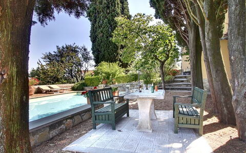 Villa Stolli: Property, Real Estate, Building, House, Patio, Tree, Estate, Backyard, Home, Villa