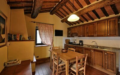 Violetta: Room, Property, Building, Furniture, Interior Design, Kitchen, House, Beam, Countertop, Ceiling