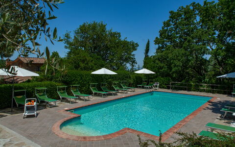Villa Il Prato: Outdoor Furniture, Furniture, Swimming Pool, Resort, Shade, Sunlounger, Umbrella, Outdoor Table, Garden, Eco Hotel