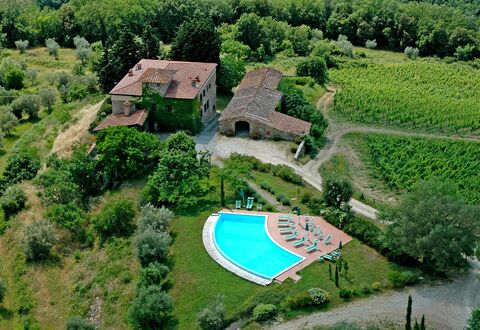 Fattoria Di Quercia Al Poggio: Natural Landscape, Sport Venue, Aerial Photography, Bird'S-Eye View, Landscape, Estate, Botanical Garden, Grass, Tree, Photography