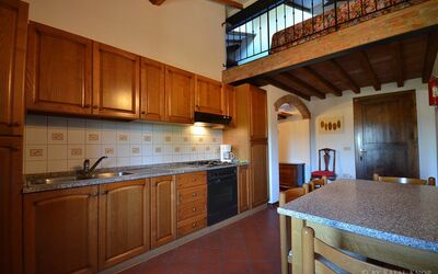 Appartamento Lavanda: Countertop, Property, Kitchen, Room, Cabinetry, Furniture, Building, House, Real Estate, Interior Design