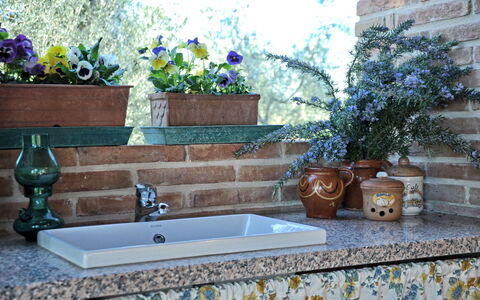 Il Fienile Di Giovanna: Room, Property, Tile, Sink, Countertop, Bathroom, Interior Design, House, Real Estate, Architecture