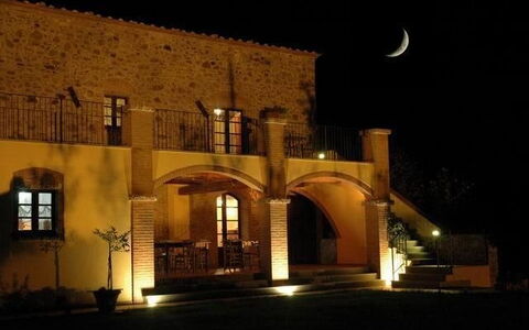 Villa Di Seripa: Night, Lighting, Light, Building, Architecture, Sky, Arch, House, Facade, Home