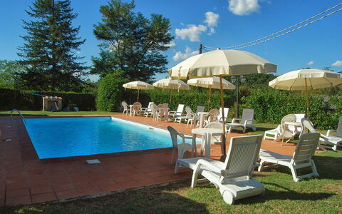 Villa Sieve: Swimming Pool, Property, Real Estate, Backyard, Building, House, Leisure, Outdoor Furniture, Resort, Sunlounger