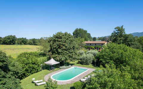 La Forra: Sky, Property, Water, Plant, Swimming Pool, Natural Landscape, Land Lot, Tree, Vegetation, Grass