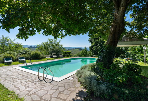 La Forra: Water, Plant, Swimming Pool, Sky, Azure, Tree, Shade, Outdoor Furniture, House, Leisure