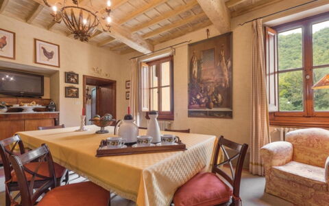Villa Paola: Room, Property, Building, Furniture, Interior Design, Ceiling, Dining Room, Table, Home, Living Room
