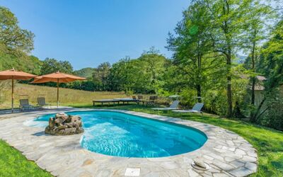 Villa Paola: Swimming Pool, Property, Natural Landscape, Backyard, Real Estate, Estate, House, Grass, Home, Yard