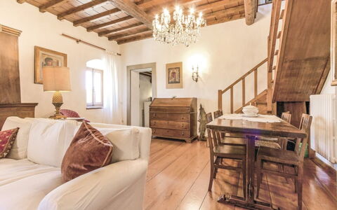 La Casetta: Property, Room, Furniture, Interior Design, Building, Ceiling, Bedroom, Bed, House, Floor