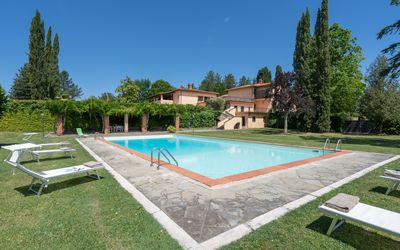 Villa Santa Maria: Swimming Pool, Property, House, Real Estate, Building, Estate, Grass, Residential Area, Leisure, Architecture