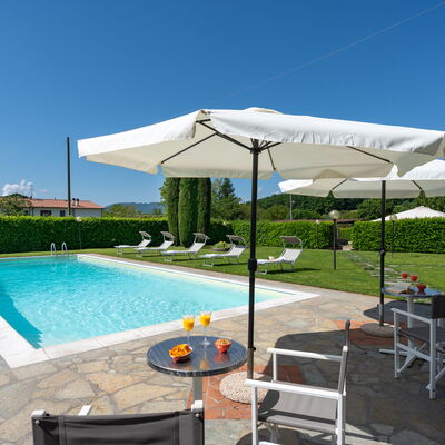 Villa Del Borgo: Swimming Pool, Outdoor Furniture, Umbrella, Furniture, Resort, Sunlounger, Chair, Shade, Eco Hotel, Outdoor Table