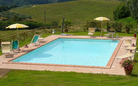Agriturismo Paterno: Swimming Pool, Property, Grass, Leisure, Rectangle, House, Backyard, Real Estate, Villa, Building