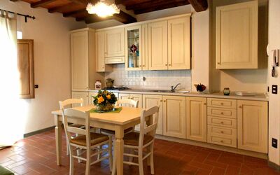 Poggio 5: Furniture, Countertop, Cabinetry, Room, Kitchen, Property, Building, Interior Design, Ceiling, Floor