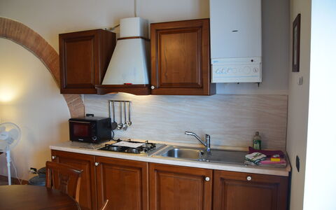 Rocche Di Valiano: Cabinetry, Countertop, Room, Furniture, Kitchen, Property, House, Building, Sink, Interior Design