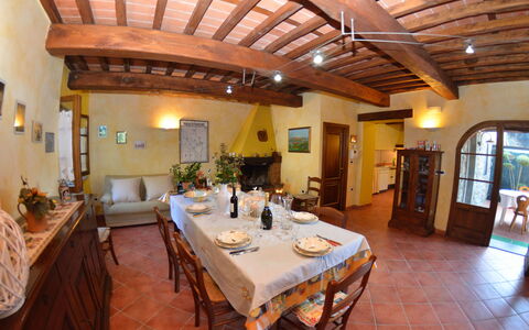 Casa Milena: Property, Room, Building, Ceiling, Real Estate, Dining Room, Estate, Interior Design, House, Restaurant