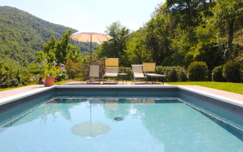 La Casa del Nonno: Water, Plant, Property, Swimming Pool, Sky, Azure, Tree, Building, Shade, Leisure