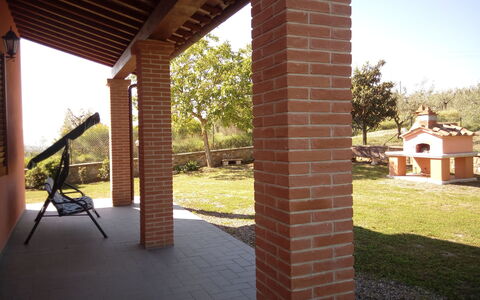 Villa Leo: Property, Column, House, Building, Real Estate, Home, Brick, Architecture, Brickwork, Wall