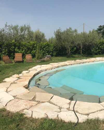 Villa Eleonora: Swimming Pool, Flagstone, Backyard, Landscaping, Yard, Water Feature, Resort, Outdoor Furniture