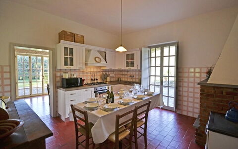 Villa Mimosa: Property, Room, Building, Furniture, Interior Design, Floor, Ceiling, House, Kitchen, Real Estate