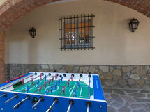 Veranda with table football