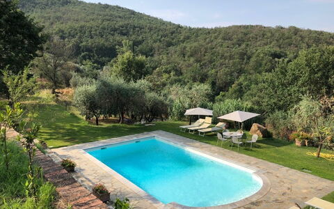 Villa Oleandro: Swimming Pool, Property, Natural Landscape, Water, House, Real Estate, Leisure, Rural Area, Resort, Eco Hotel